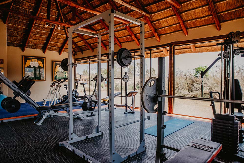 Gymnasium at Shakawe Safaris